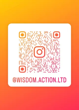 Instagram @wisdom.action.ltd QR code